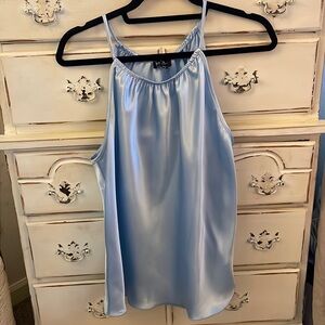 Nicole Miller Baby BlueTank Camisole Cami Top 💙 NWT